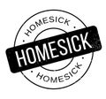 Homesick rubber stamp Royalty Free Stock Photo