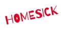 Homesick rubber stamp Royalty Free Stock Photo