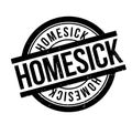 Homesick rubber stamp Royalty Free Stock Photo