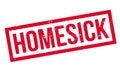 Homesick rubber stamp Royalty Free Stock Photo