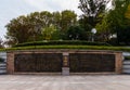 Homesickness Wall inscribed with Pearl S. Buck`s poem & Chinese translation at Park in Zhenjiang