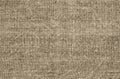 Homespun hemp cloth. Close-up of texture fabric cloth textile background.