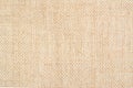 Homespun linen canvas background. Handmade linen fabric texture 0, close up Royalty Free Stock Photo