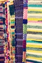 Homespun Multicolored Rugs Royalty Free Stock Photo