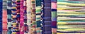 Homespun Multicolored Rugs Royalty Free Stock Photo