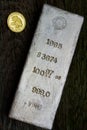 1985 Homestake Mining Company 100.97 troy ounce silver bullion bar