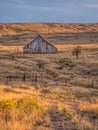 Homestead Barn at Sunset Royalty Free Stock Photo