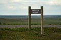 Homestead Overlook in Badlands National Park South Dakota on an overcast day Royalty Free Stock Photo