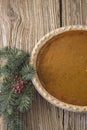 Homestyle Holiday Pumpkin Pie