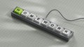 Homework.3D illustration of Computer keyboard keys.close up of Computer keyboard keys, Royalty Free Stock Photo