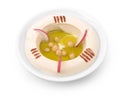 Hommos Plate - Lebanese Cuisine Royalty Free Stock Photo