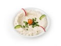 Hommos Plate - Lebanese Cuisine . Royalty Free Stock Photo