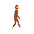 Erectus, Biology Human Evolution Stage, Evolutionary Process of Woman Vector Illustration