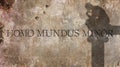 mundus minor. A Latin phrase.