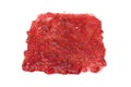 Homogeneous mass raspberry jam rectangular shape in long term, f Royalty Free Stock Photo