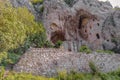 The monastery built in the wall