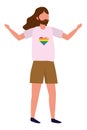 Homosexual proud cartoon Royalty Free Stock Photo