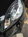 Honda Brio headlamp Royalty Free Stock Photo