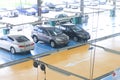 Honda cars in service centre