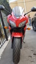 Honda CBR 500 rr sportbike red