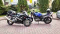 Honda CBR 600 and Suzuki GS 500 motobike
