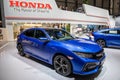 Honda Civic car showcased at the 88th Geneva International Motor Show. Switzerland - March 7, 2018