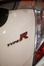 Honda Civic Type R logo on a car Royalty Free Stock Photo