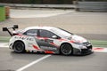 Honda Civic WTCC car at Monza Royalty Free Stock Photo