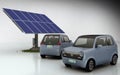 Honda EV-N with Solar Set Royalty Free Stock Photo