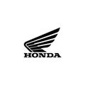 Honda logo editorial illustrative on white background Royalty Free Stock Photo