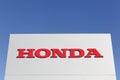 Honda logo on a panel Royalty Free Stock Photo