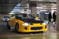 honda prelude fourth generation yellow modified