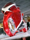 Honda V4 Concept motorcycle at Intermot. Royalty Free Stock Photo