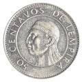 50 Honduran lempira centavos coin