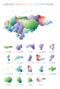 Honduran low poly regions.