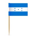 Honduras flag. Flag toothpick 10eps