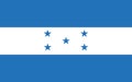 Honduras flag vector graphic. Rectangle Honduran flag illustration. Honduras country flag is a symbol of freedom, patriotism and