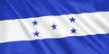 Honduras flag waving with the wind.