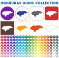 Honduras icons collection.