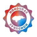 Honduras low poly logo.