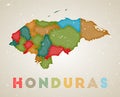 Honduras map.