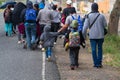 Honduras Migrant Caravan makes their was through Guatemala towards the United States