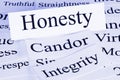Honesty Concept Royalty Free Stock Photo