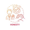 Honesty concept icon Royalty Free Stock Photo