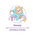 Honesty concept icon Royalty Free Stock Photo