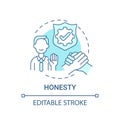 Honesty concept icon Royalty Free Stock Photo