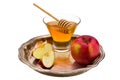 Honey and apple Royalty Free Stock Photo