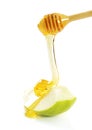 Honey and apple Royalty Free Stock Photo