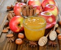 Honey, apples and nuts