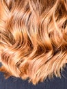 Honey Balayage Hair Royalty Free Stock Photo